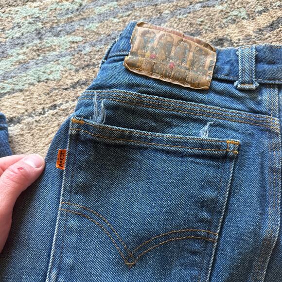 Levi's Other - Men's Vintage 70's Levi's Orange Tab 573 High Rise Denim Blue Jeans Sz 30 x 32